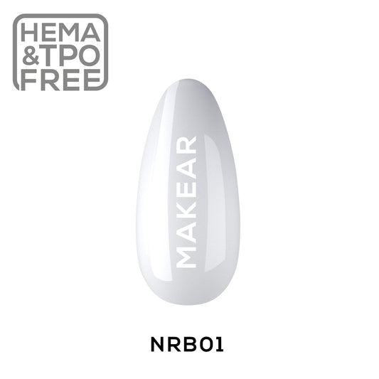 MAKEAR - Nude Rubber Base NRB01 White - 8ml