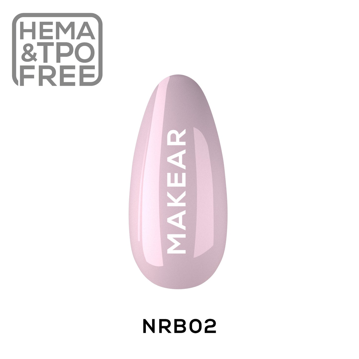 MAKEAR - Nude Rubber Base NRB02 French Pink- 8ml