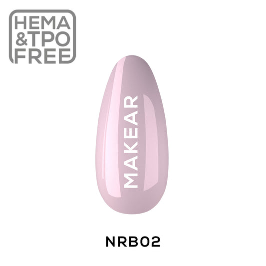 MAKEAR - Nude Rubber Base NRB02 French Pink- 8ml