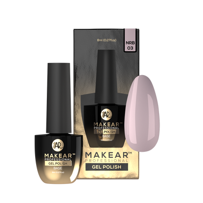MAKEAR - Nude Rubber Base NRB03 Pudding Pink - 8ml