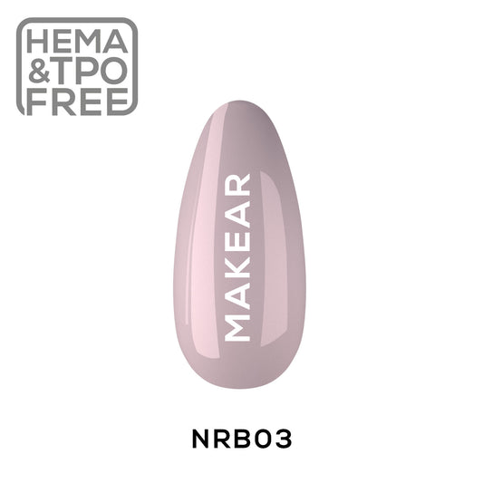 MAKEAR - Nude Rubber Base NRB03 Pudding Pink - 8ml