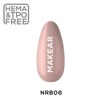 MAKEAR - Nude Rubber Base NRB06 Smoky Beige - 8ml