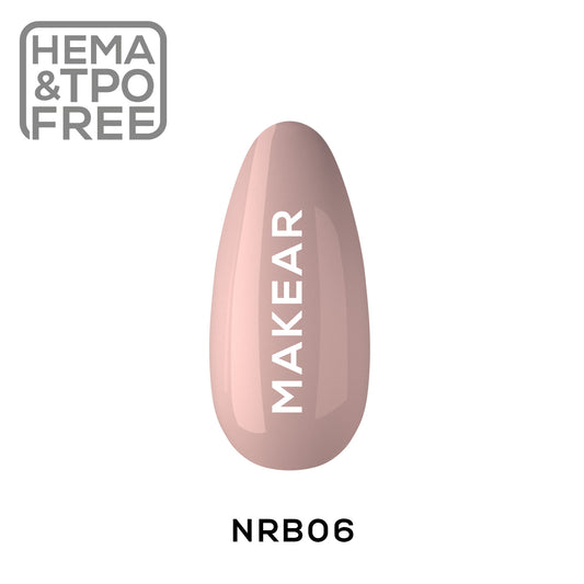 MAKEAR - Nude Rubber Base NRB06 Smoky Beige - 8ml