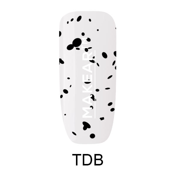 MAKEAR - Top No Wipe Dots Black - 8 ml.