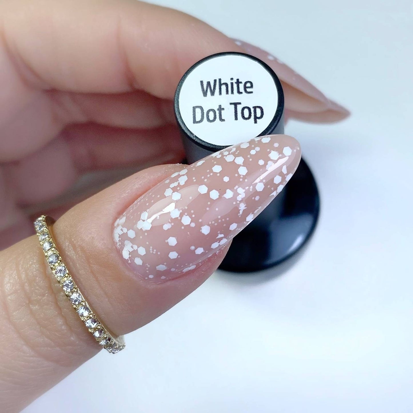 MAKEAR - Top No Wipe Dots White - 8 ml.