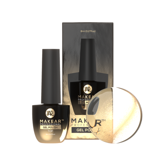 MAKEAR - Top No Wipe Cat Eye Gold - 8 ml.