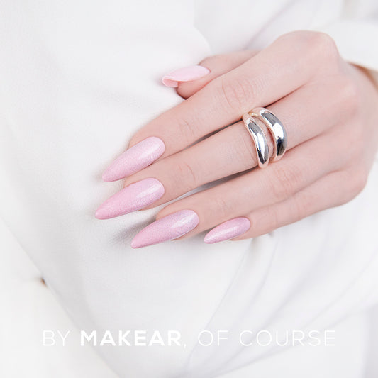 Makear - Top No Wipe Cat Eye Pink - 8 ml.