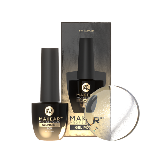 MAKEAR - Top No Wipe Cat Eye Silver - 8 ml.