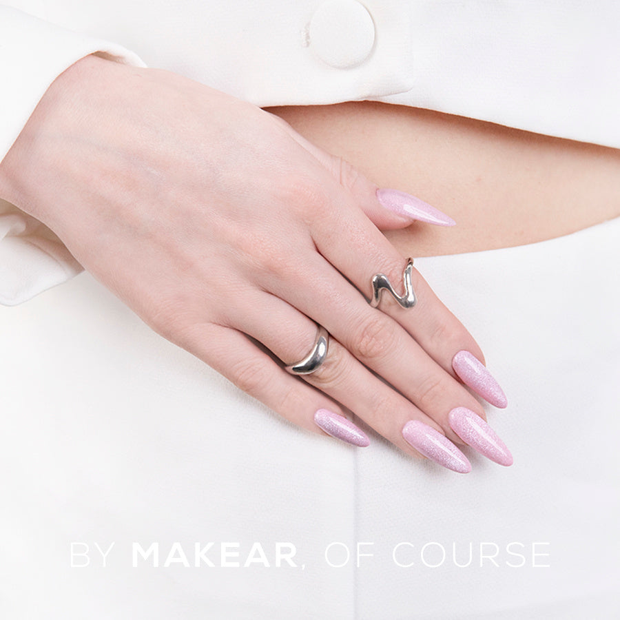 MAKEAR - Top No Wipe Cat Eye Silver - 8 ml.