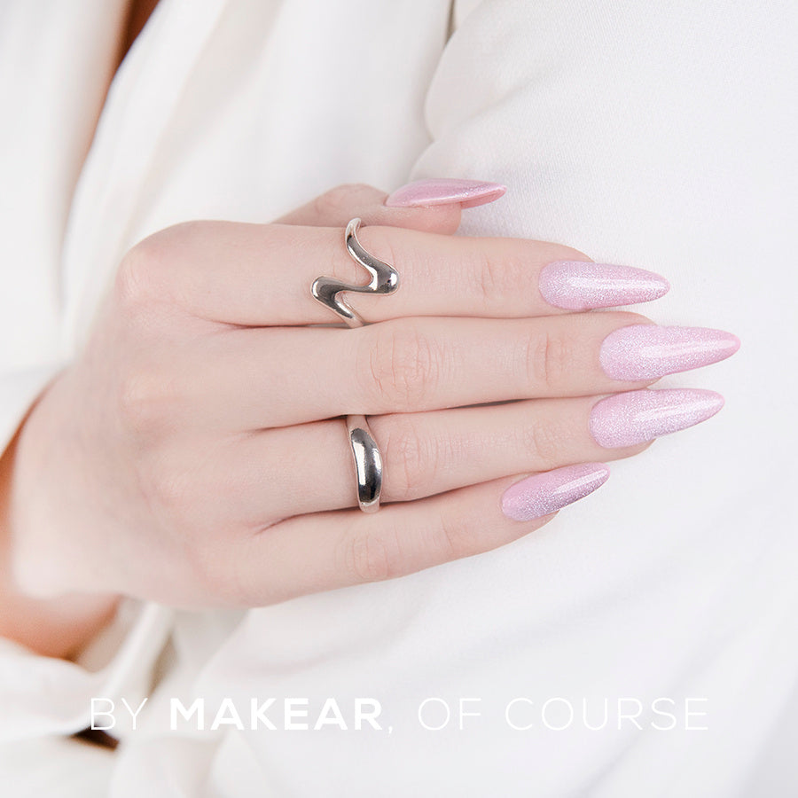 MAKEAR - Top No Wipe Cat Eye Silver - 8 ml.