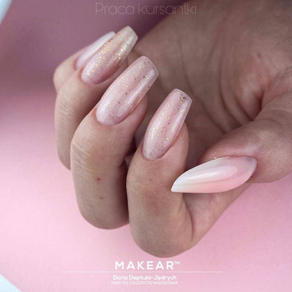 MAKEAR - Top No Wipe Gold - 8 ml.