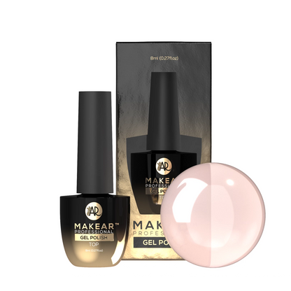 Makear - Top No Wipe Milky Nude 8 ml