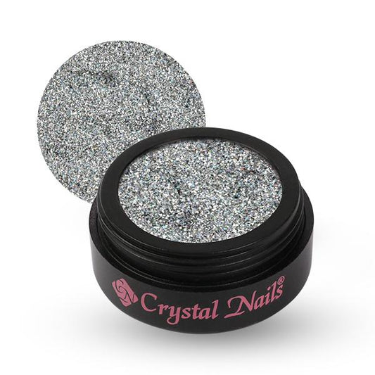 Crystal Nails - Polvere glitter 5 – Flash holo silver