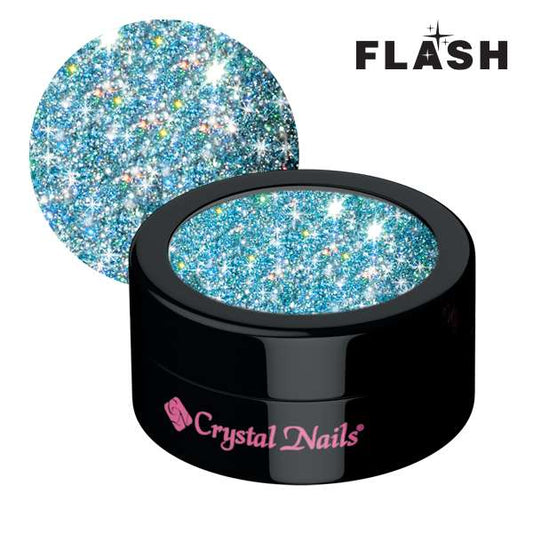 Crystal Nails - Polvere glitter 4 – Flash Turquoise