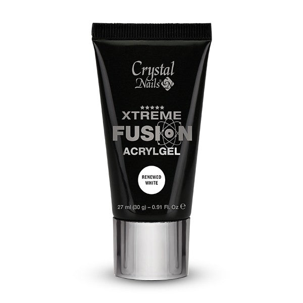 CRYSTAL NAILS - XTREME FUSION ACRYLGEL Renewed White