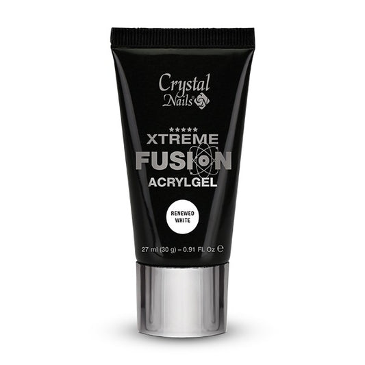 CRYSTAL NAILS - XTREME FUSION ACRYLGEL Renewed White