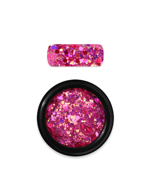 Moyra Holo glitter mix 16 Chameleon Magenta