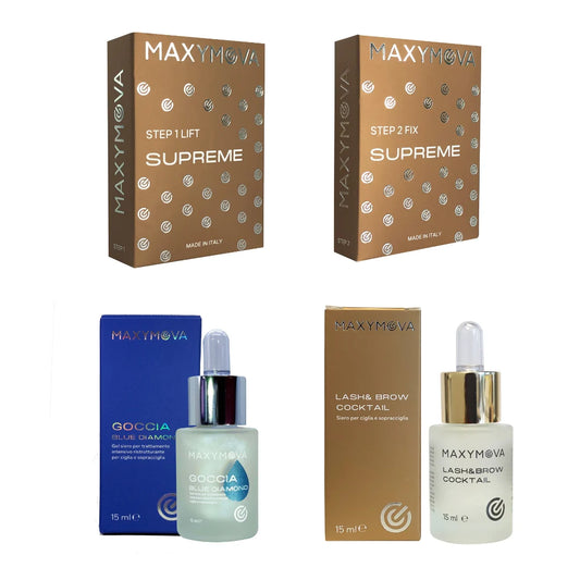 KIT LOZIONI SUPREME PER LAMINAZIONE CIGLIA E SOPRACCIGLIA MAXYMOVA