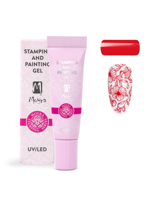 Moyra Stamping and Painting Gel No. 04 Red