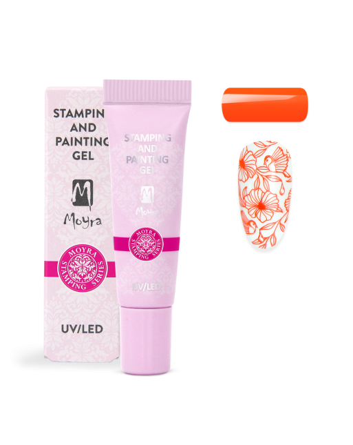 Moyra Stamping and Painting Gel No. 11 Vivid Orange