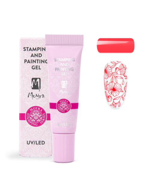 Moyra Stamping and Painting Gel No. 12 Vivid Red
