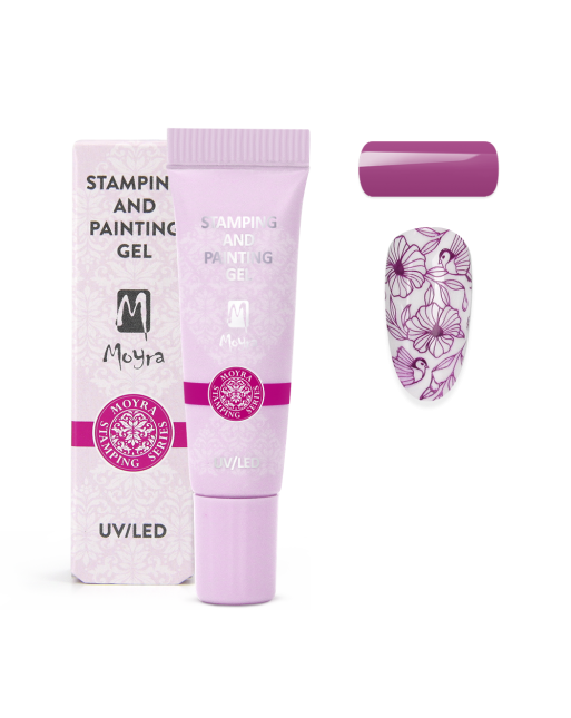 Moyra Stamping and Painting Gel No. 15 Mauve