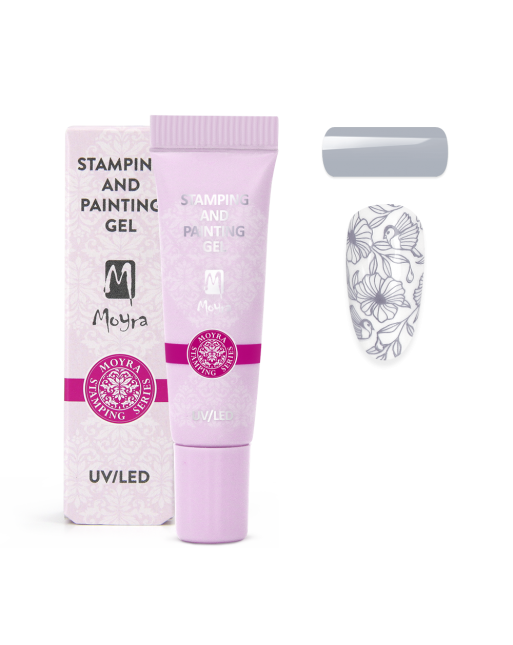 Moyra Stamping and Painting Gel No. 17 Grey