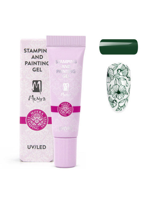 Moyra Stamping and Painting Gel No. 18 Dark green