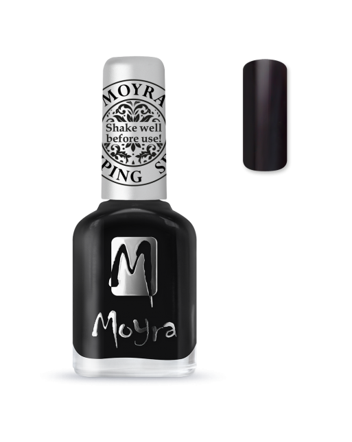 Moyra Stamping nail polish sp 06 Black