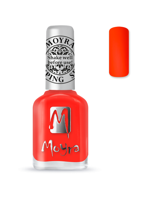 Moyra Stamping nail polish sp 21 Neon Red