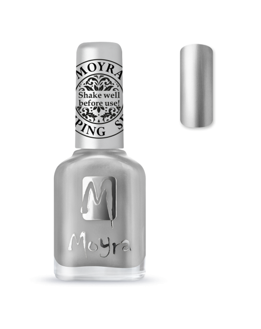 Moyra Stamping nail polish sp 25 Chrome Silver