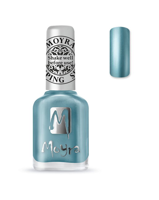 Moyra Stamping nail polish sp 26 Chrome Blue