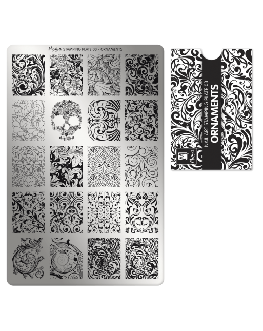 Moyra stamping plate 003 Ornaments