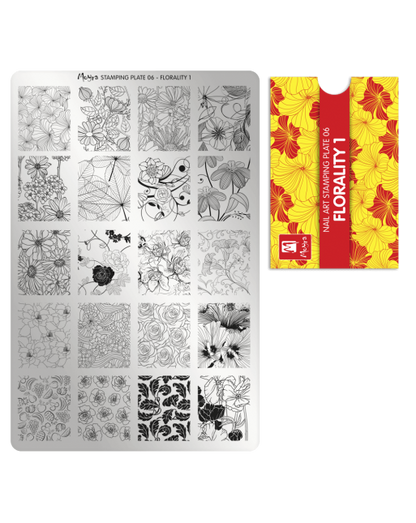 Moyra stamping plate 006 Florality 1