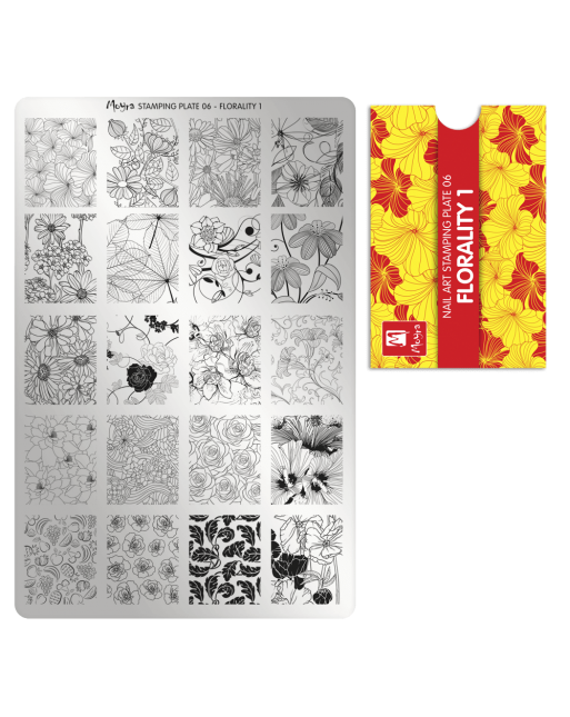 Moyra stamping plate 006 Florality 1