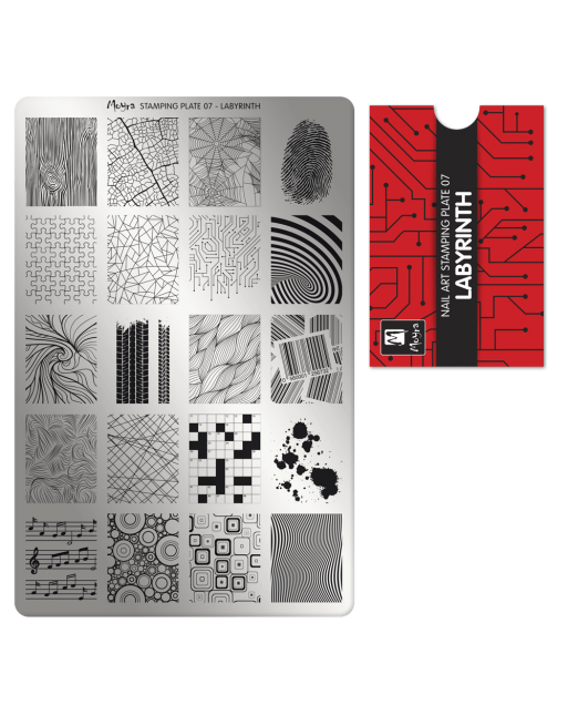 Moyra stamping plate 007 Labyrinth