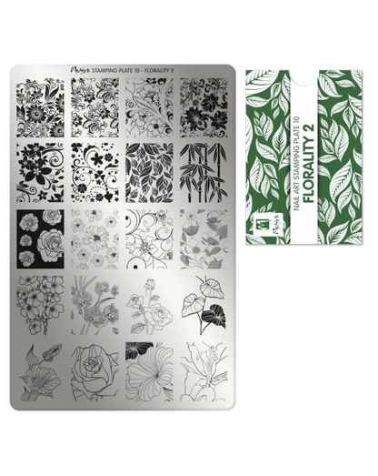 Moyra stamping plate 010 Florality 2