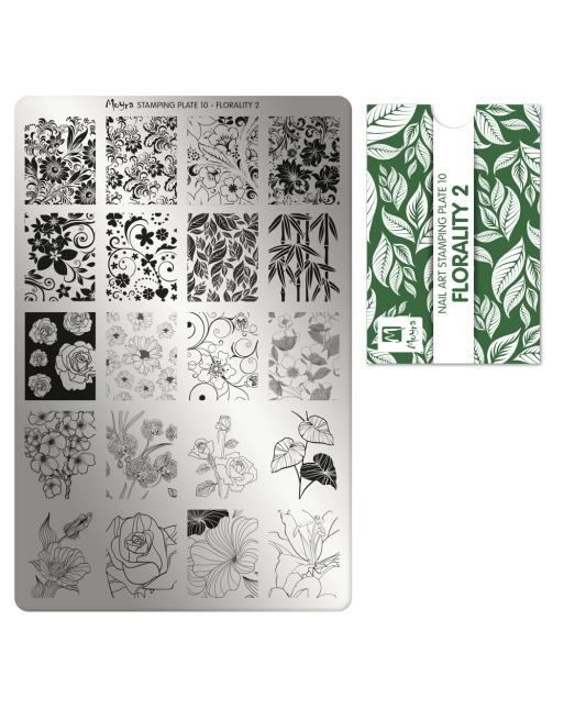 Moyra stamping plate 010 Florality 2
