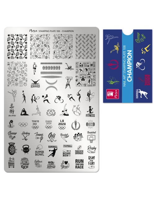 Moyra Moyra stamping plate 108 Champion