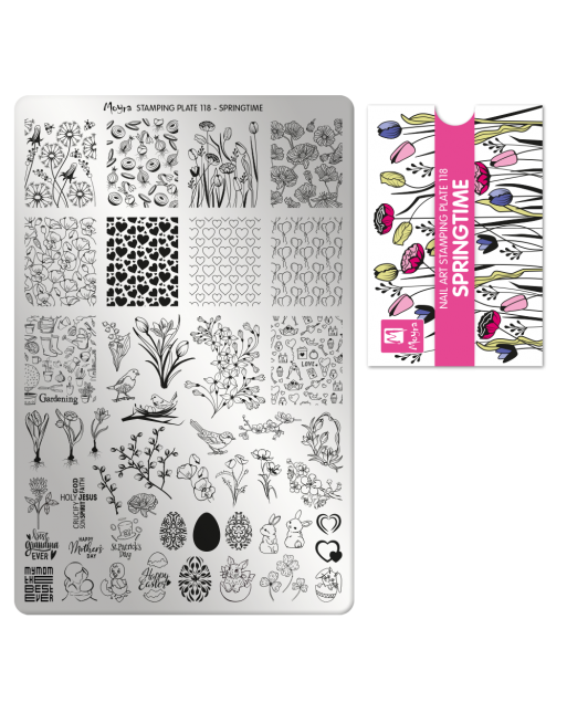 Moyra stamping plate 118 Springtime