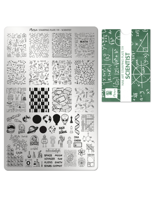 Moyra stamping plate 119 Scientist