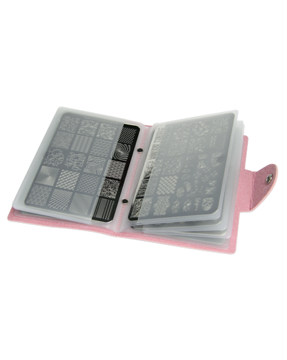 Moyra Cartellina porta Piastre Stamping – Rosa
