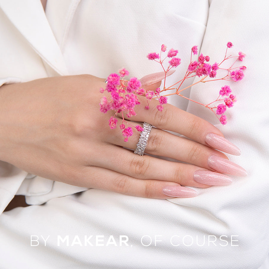 Makear - HG13 Challengel Shimmer Pink - builder gel