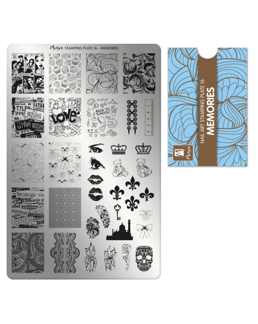 Moyra stamping plate 016 Memories