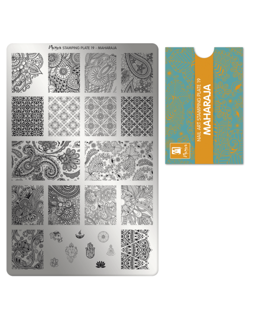 Moyra stamping plate 019 Maharaja