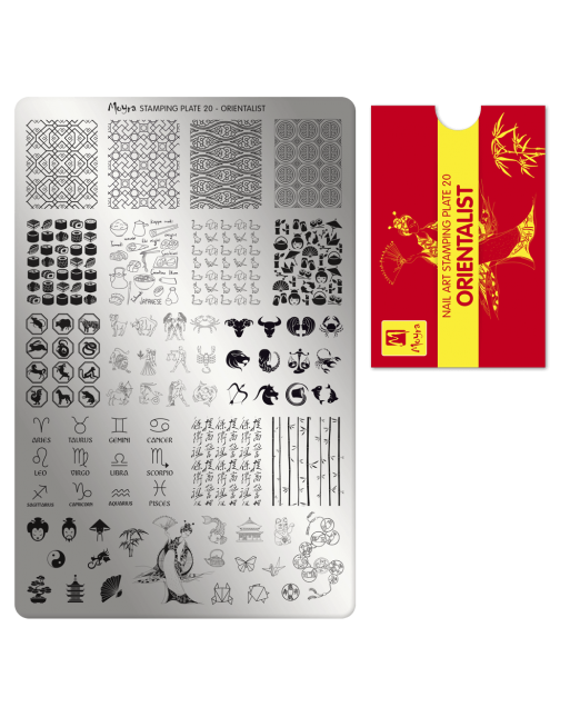 Moyra stamping plate 020 Orientalist