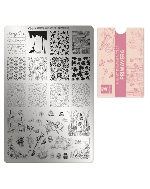 Moyra stamping plate 024 Primavera