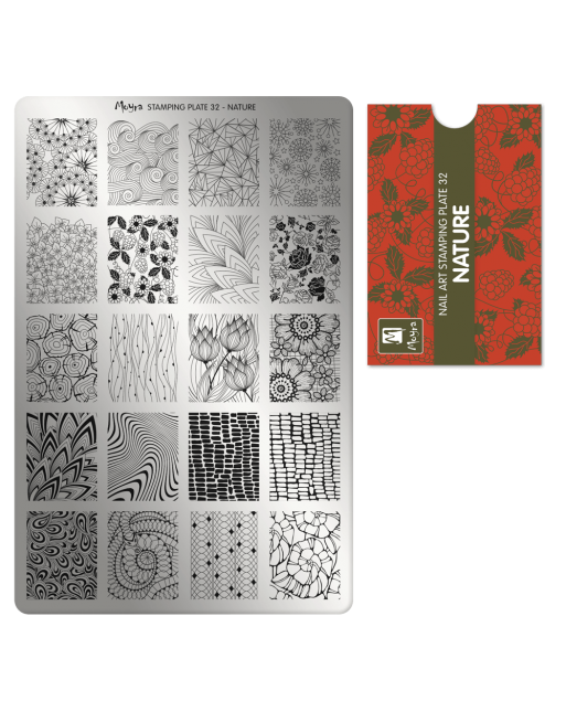 Moyra stamping plate 032 Nature