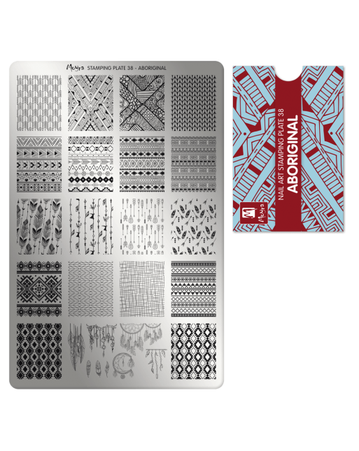 Moyra stamping plate 038 Aboriginal