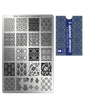 Moyra stamping plate 043 Damask drapery 2